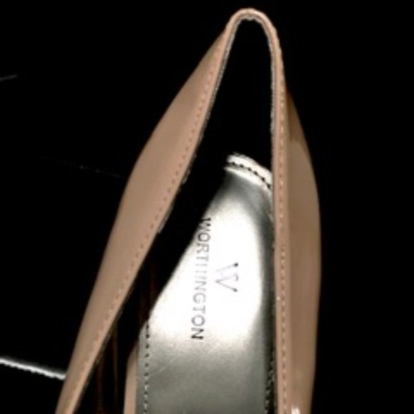 (NEW) Worthington - Nude Patent Leather Heels - Size 11 - Picture 9 of 9